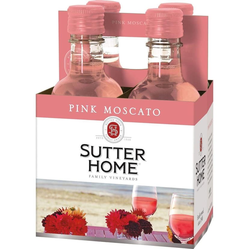 Sutter Home Pink Moscato ,4pk 