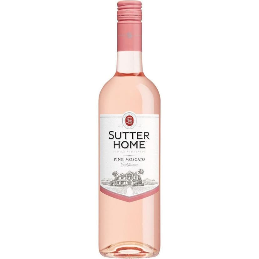 Sutter Home Pink Moscato California Pink Wine, 1.5 L Glass Bottle,
