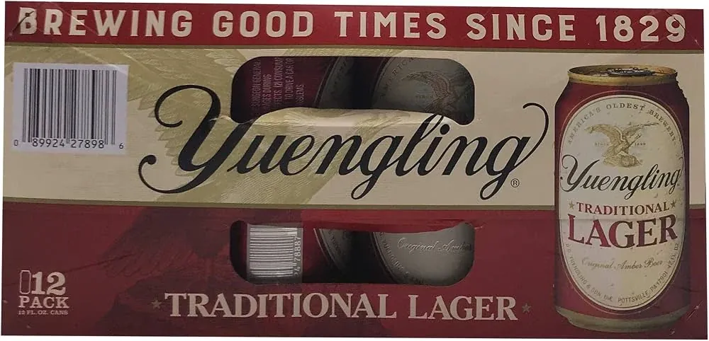 12PK Yuengling Lager Beer 12 fl oz Can