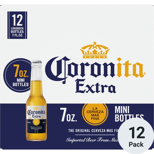 12PK Coronita Extra Beer 7.5 fl oz Bottles