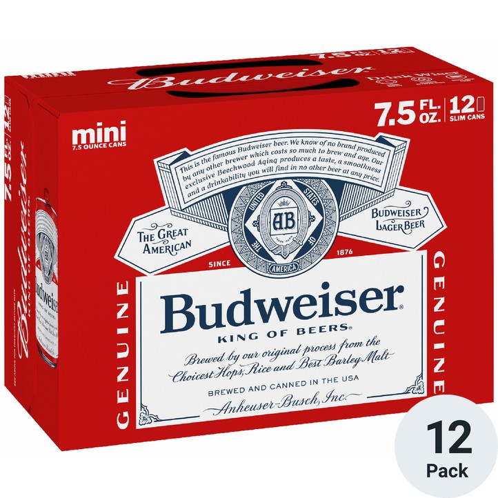 BUDWEISER 12PK 7.5 fl oz Cans