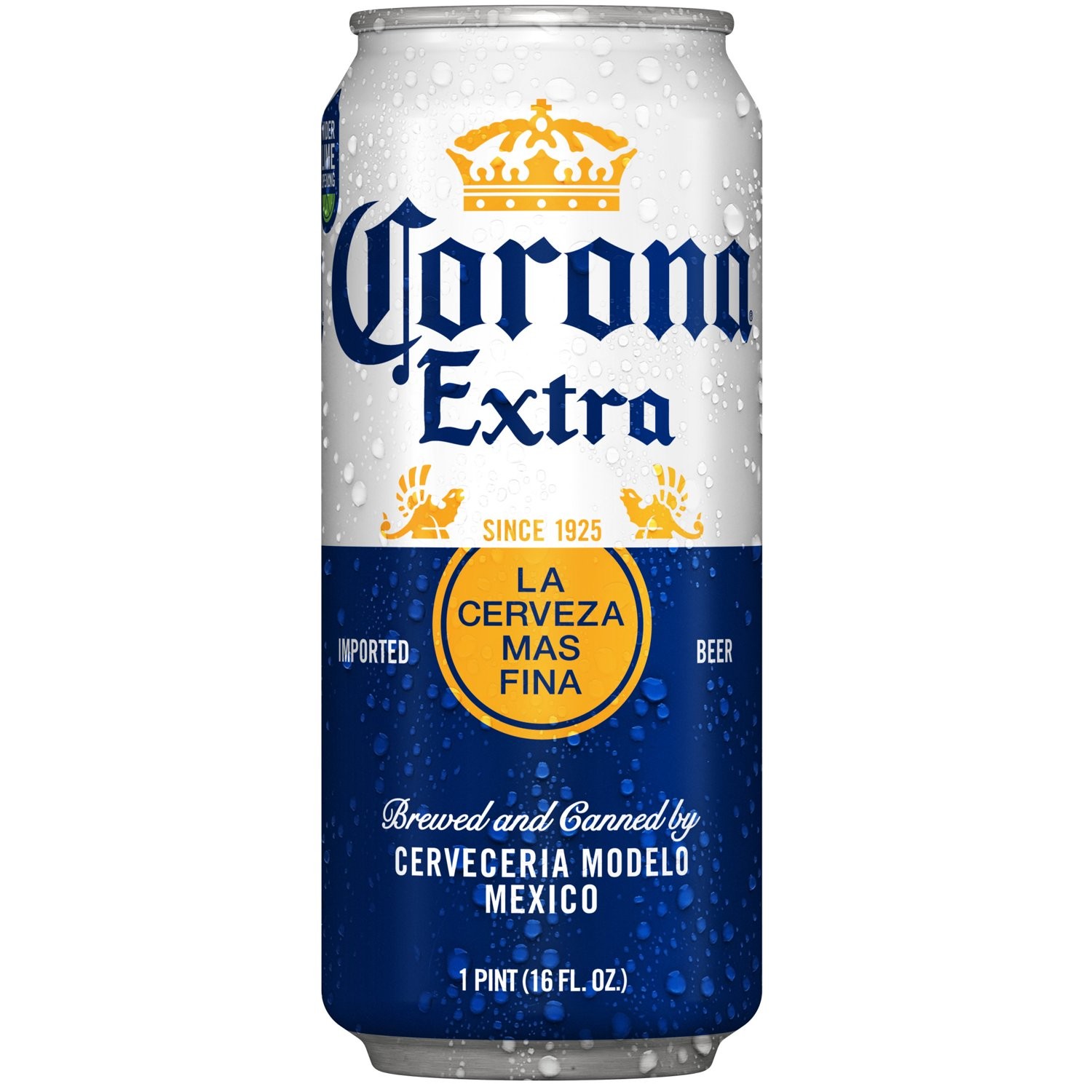 Corona Extra Beer 16 fl oz Can