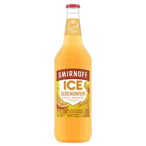 Smirnoff Zesty Orange Ice Screwdriver 24 fl oz Bottle