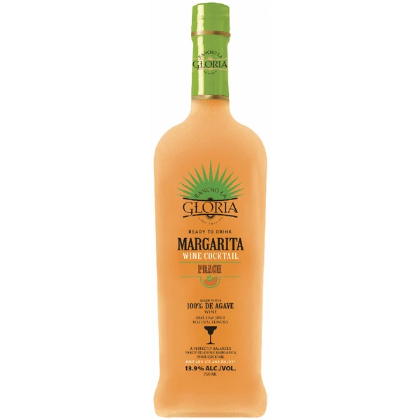 Gloria Margarita Peach 750ml Glass Bottle