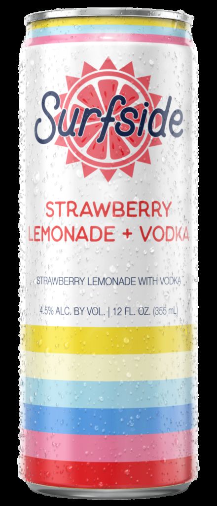 Surfside Strawbeery Lemonade Vodka 4PK 12 FL OZ