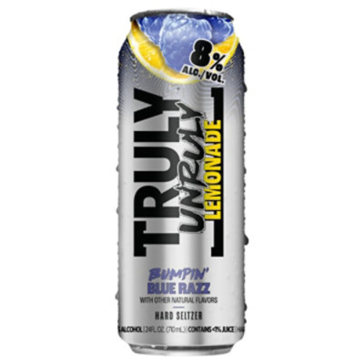 Truly Bumpin Blue Razz Hard Seltzer 24 fl oz Can