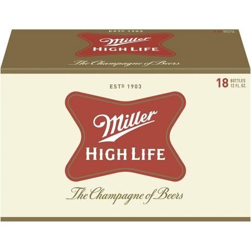 Miller High Life Btls 18PK