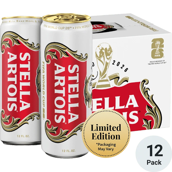 Stella Artois Premium Lager Beer, 12 Pack, 12 Fl Oz Cans