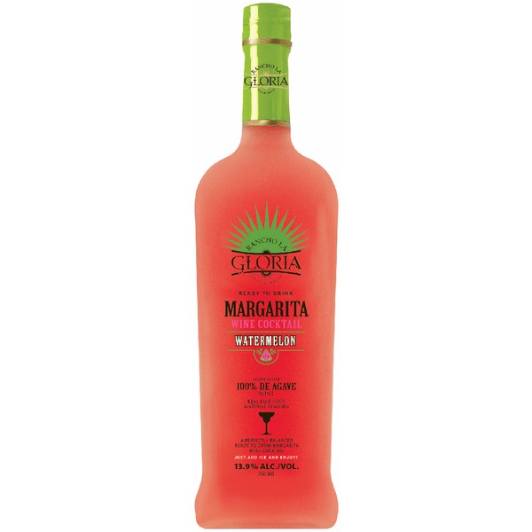 Gloria Margarita Watermelon ,750ml Glass Bottle
