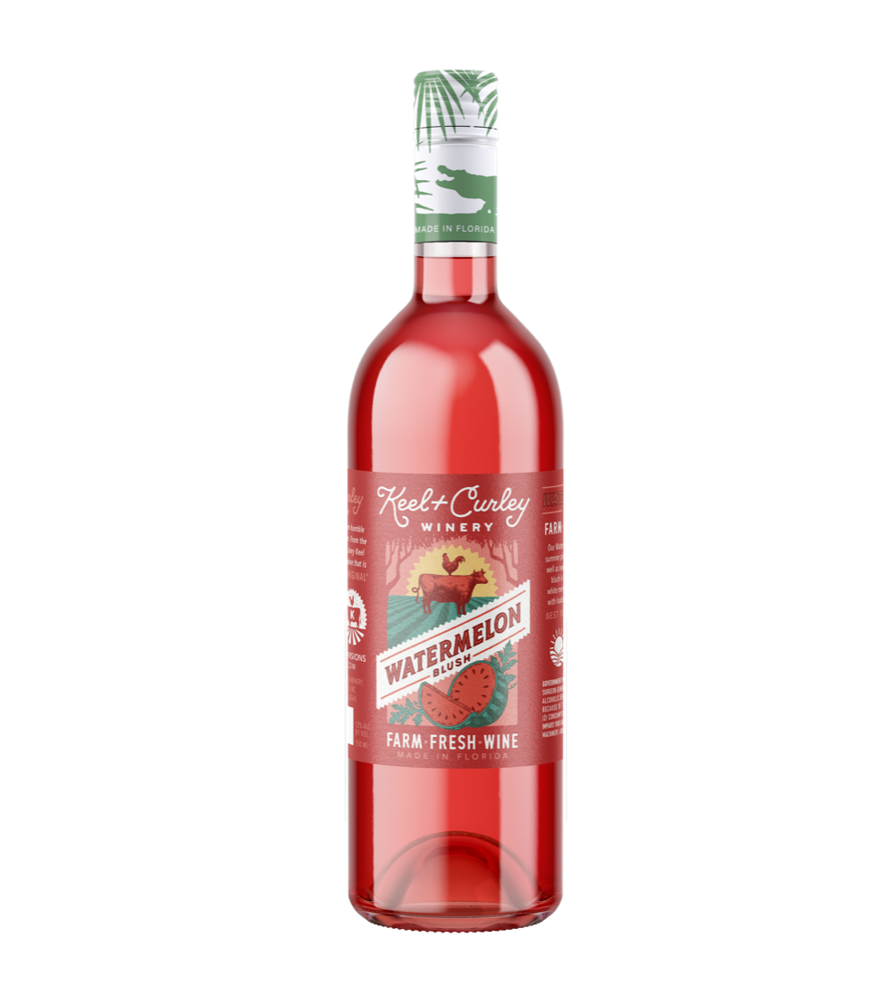 Keel+Curly Watermelon 750ml Glass Bottle