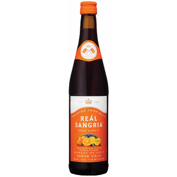 Real Sangria Wine 750ml Glass Bottle