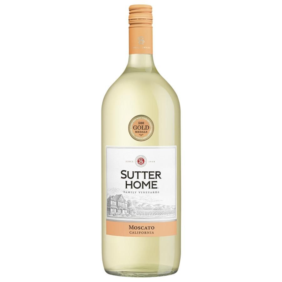 Sutter Home Moscato California White Wine, 1.5 L Glass Bottle