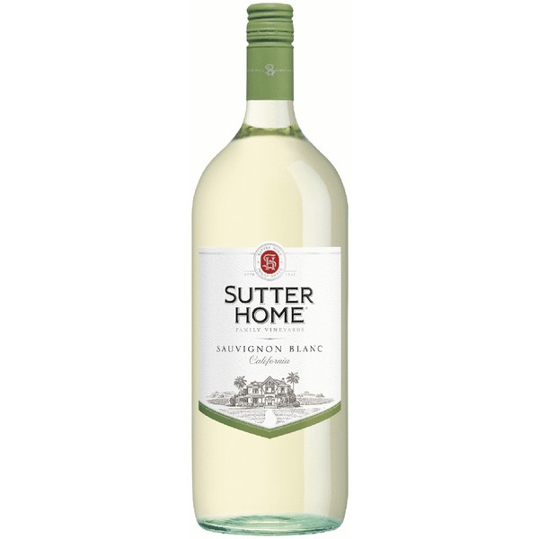 Sutter Home Sauvignon Blanc California White Wine, 1.5 L Glass Bottle