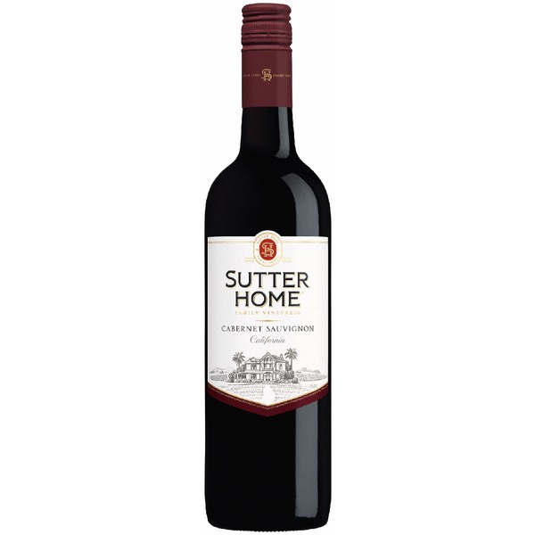 Sutterhome Cabernet Sauvignon 750ml Glass Bottle