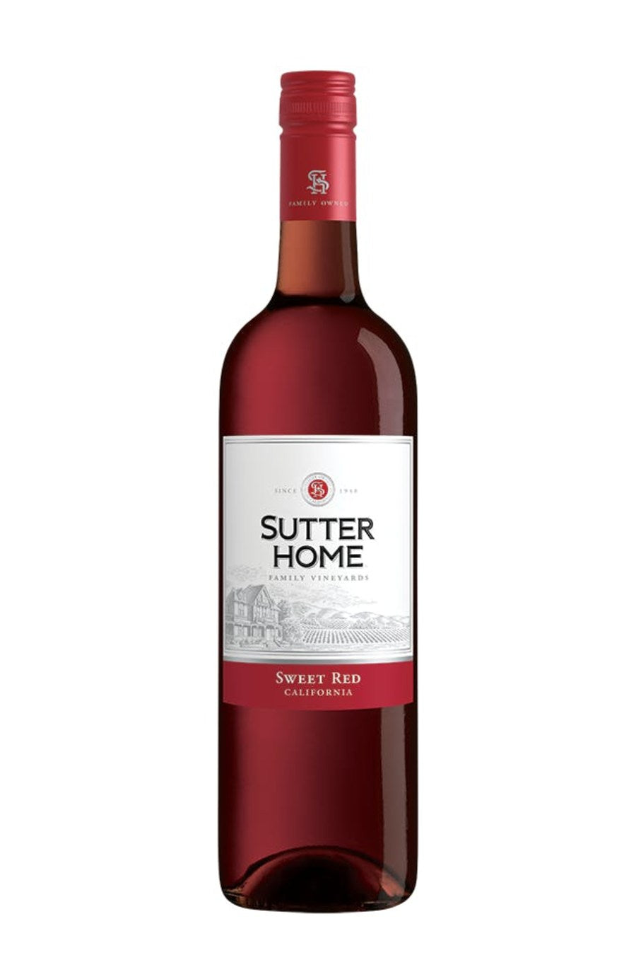 Sutterhome Sweet Red 750ml Glass Bottle